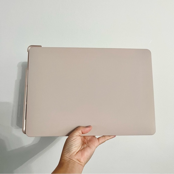 NWOT Unused Light Pink Blush Hardcase Laptop Cover w Keyboard Cover 12x8.5 In - Picture 3 of 8